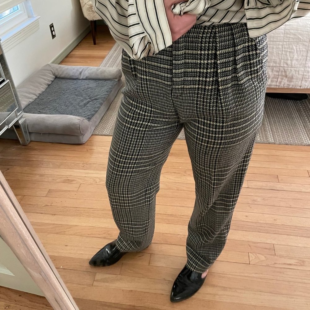 Vintage Escada Houndstooth Trousers